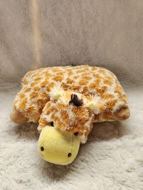 VHTF 2010 Pillow Pets Pee-Wees Jolly Giraffe 11” Small 2010 Vintage Like New